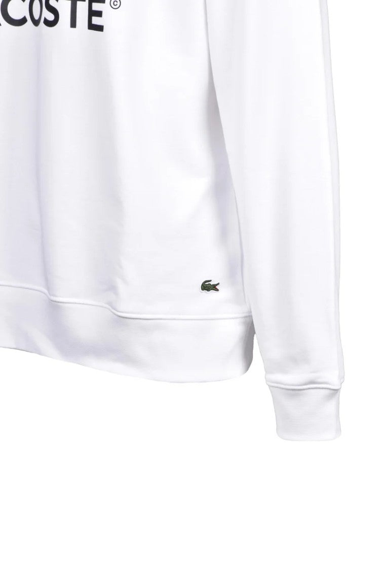 Lacoste Cotton Sweatshirt - White