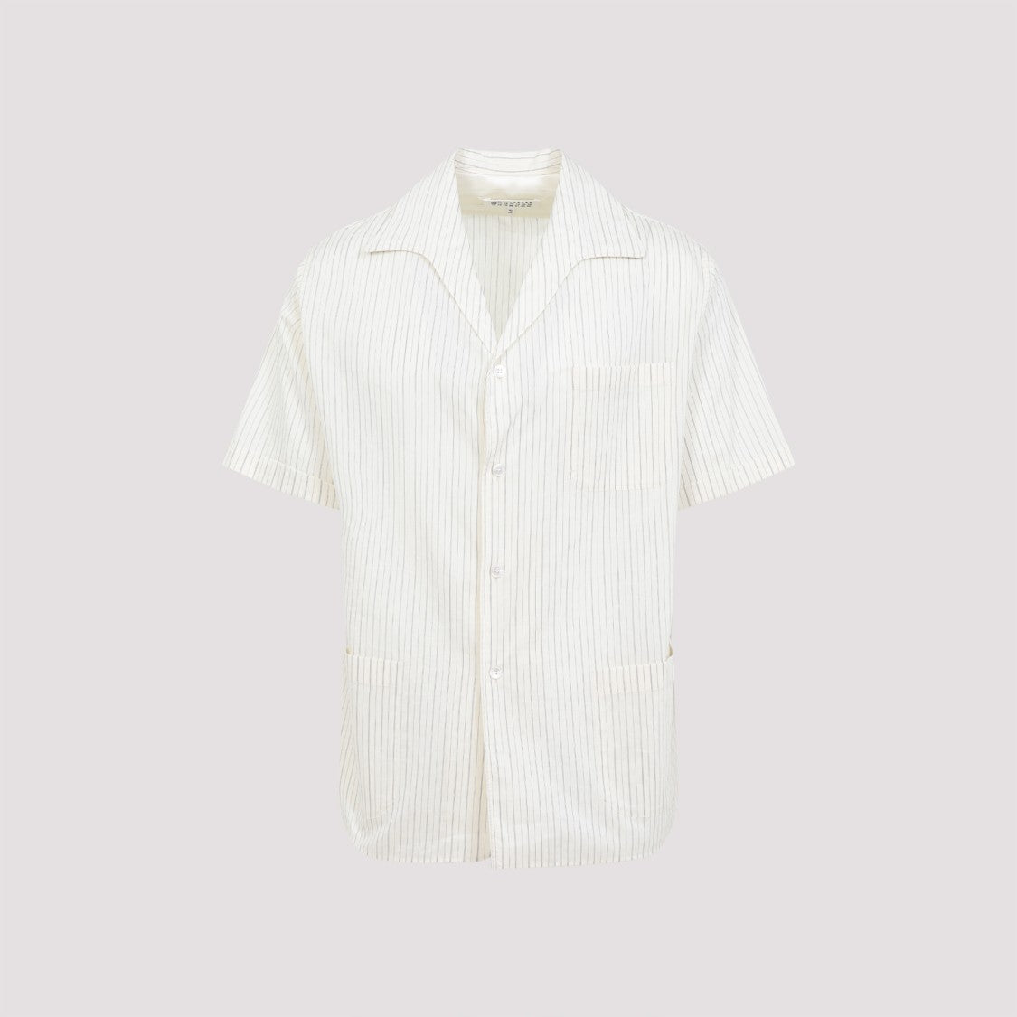 Maison Margiela Ecru Cotton And Silk Shirt