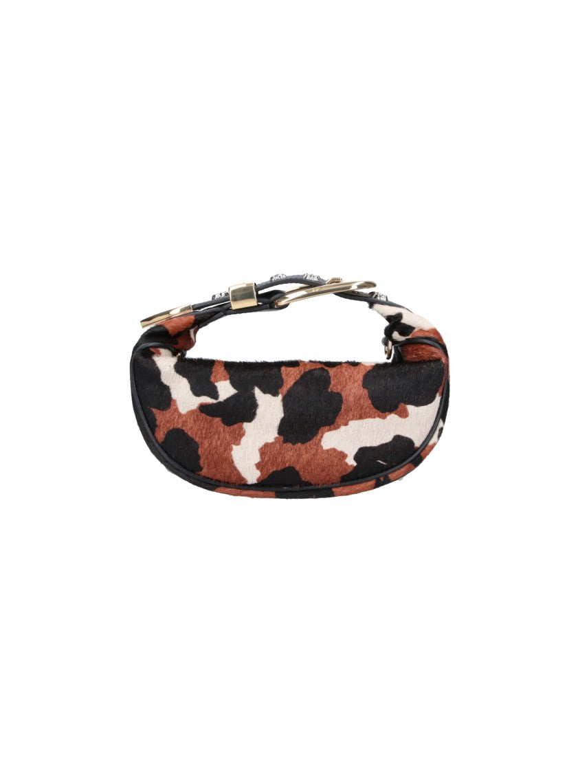 Marc Jacobs Brown The Party Bag Animal Print Bag
