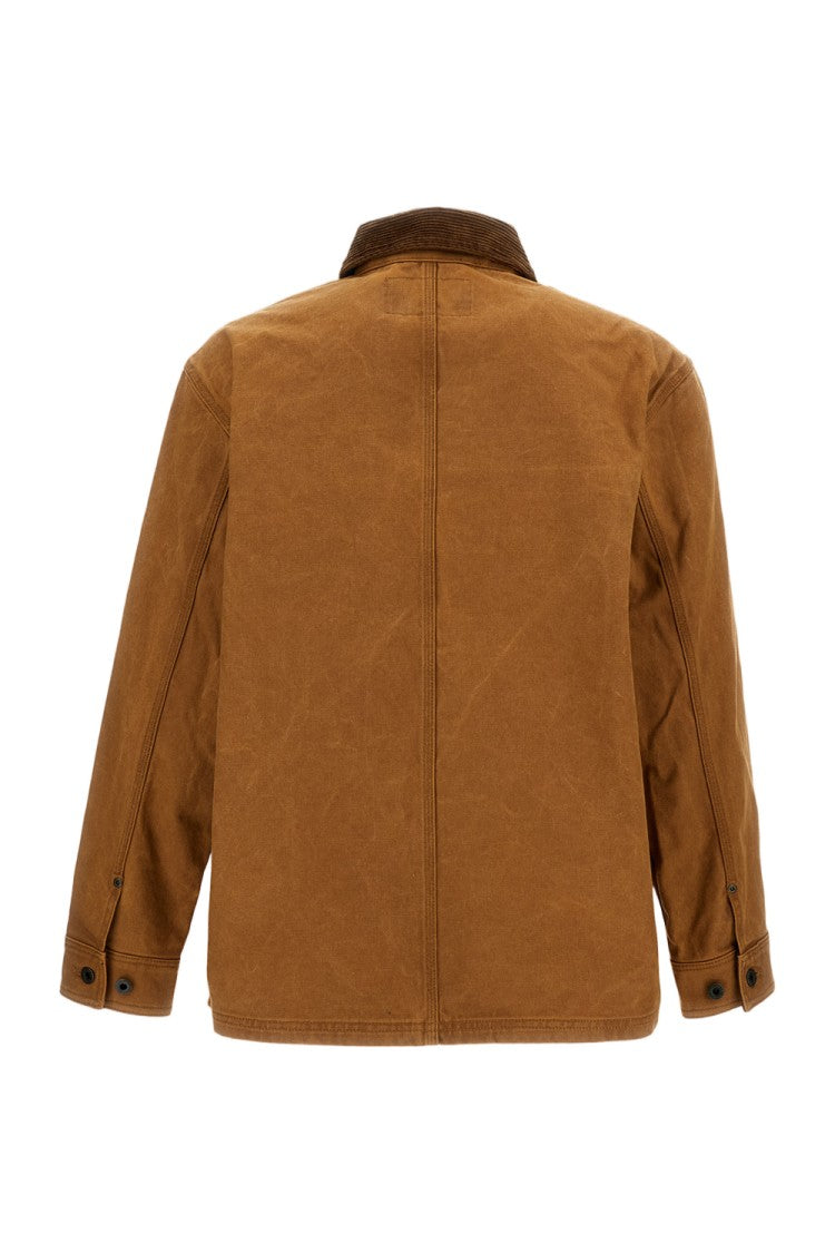 Filson Brown Cotton Canvas Jacket
