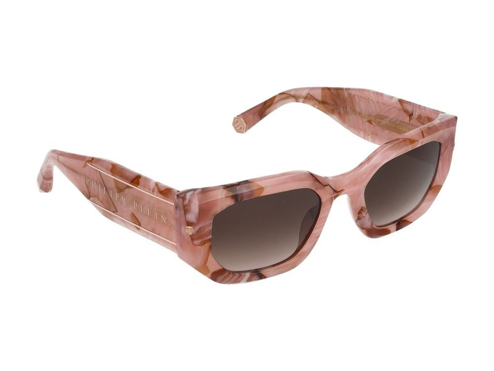 Philipp Plein Sunglasses Spp066m 06Z8 Opal Pink+Marbled Pink 51/21/135