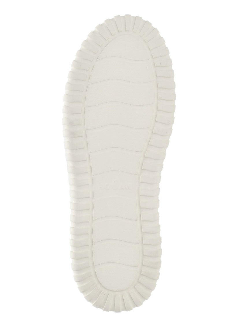 Hogan Beige H-Stripes Tone On Tone Sneakers