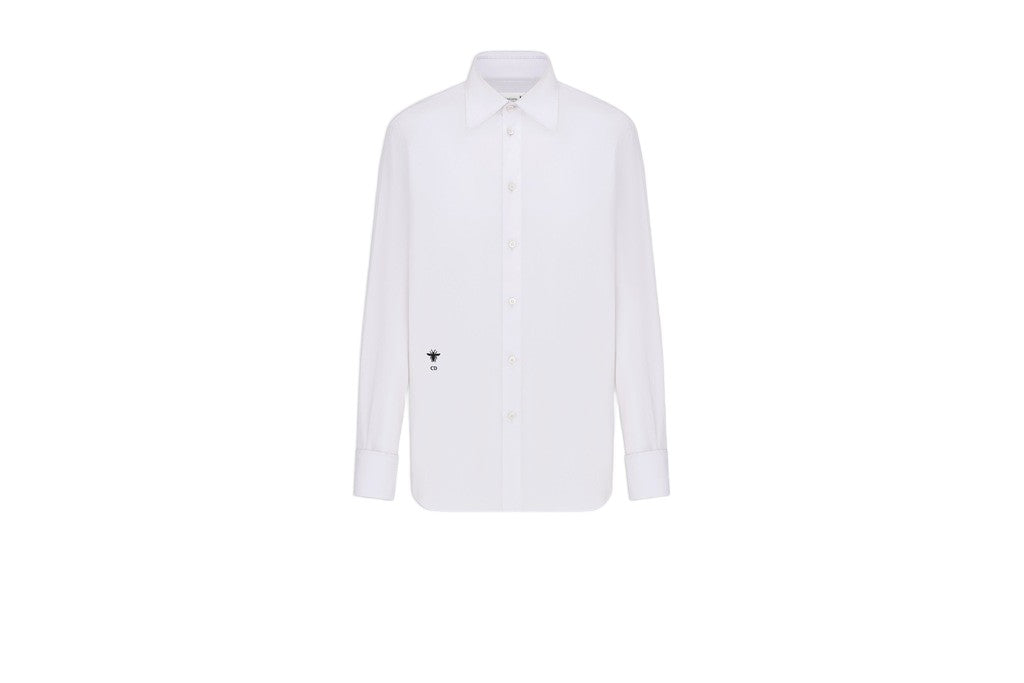 Christian Dior Long-Sleeved Minimalist Button-Down Shirt