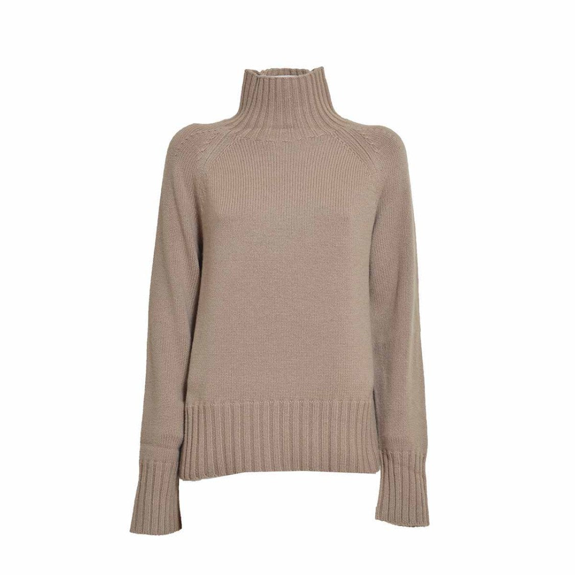 Max Mara Mantova Wool And Cashmere Turtleneck In Camel