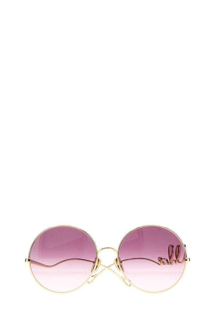 Chloé Gold Metal Sunglasses