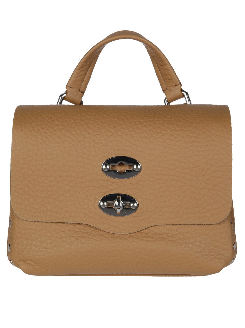 Zanellato Compact Structured Handbag With Pebbled Texture