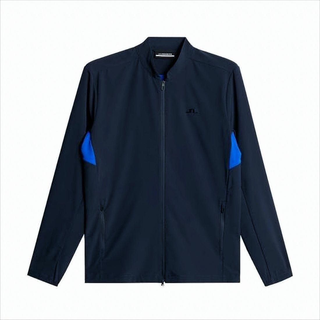 J Lindeberg Fitted Polyester Jacket With Stand Collar