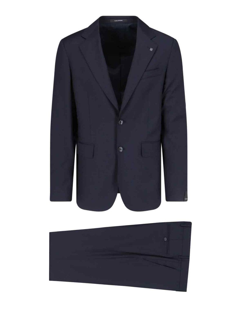Tagliatore Single-Breasted Suit – Navy