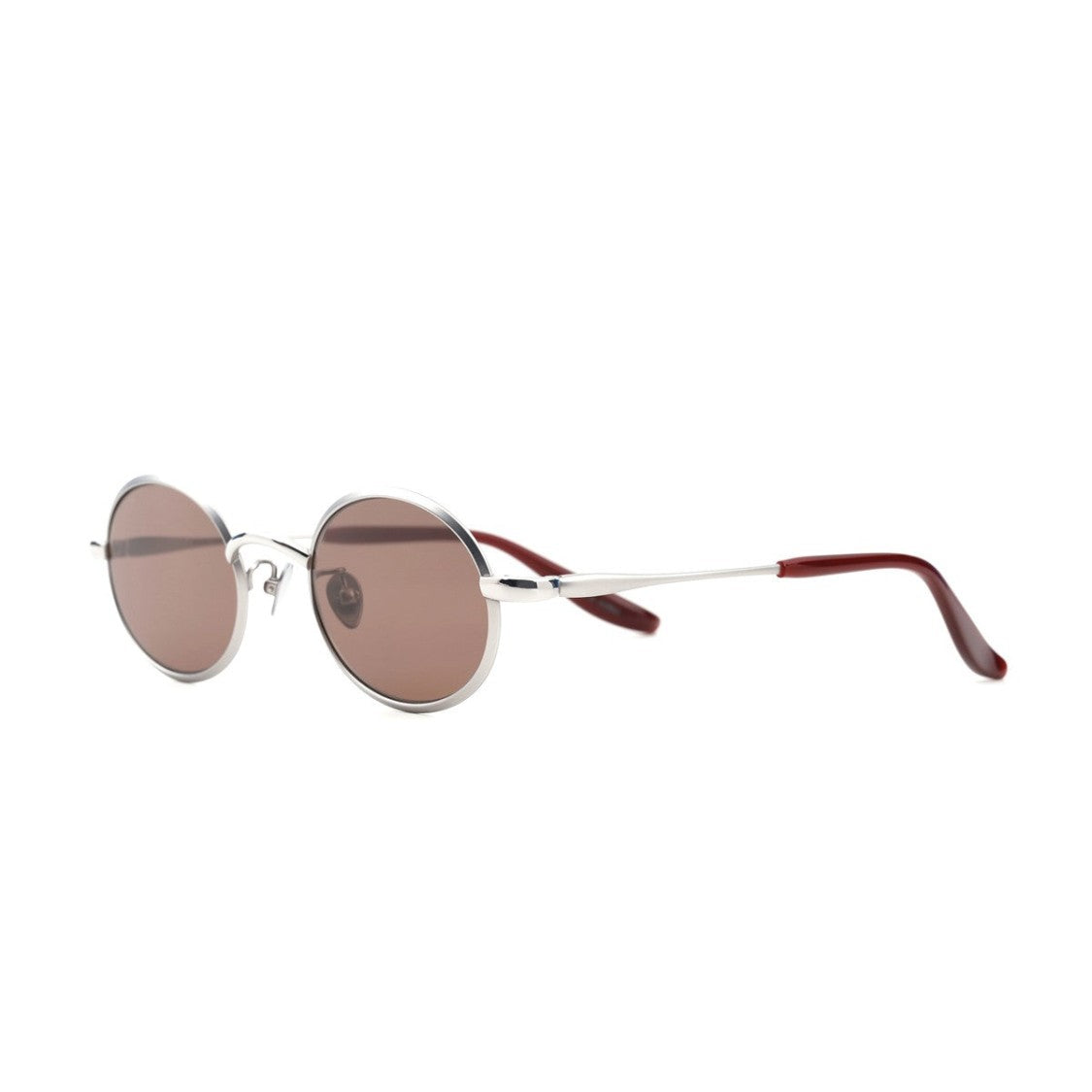 Projekt Produkt Silver P11 Clcc7 Titanium Oval Sunglasses