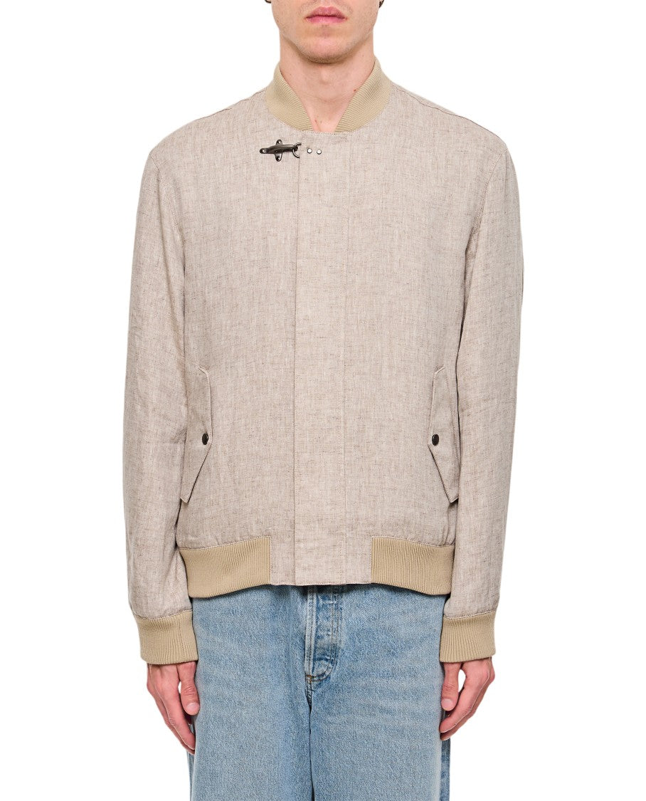 Fay Fay Bomber Jacket With Hook