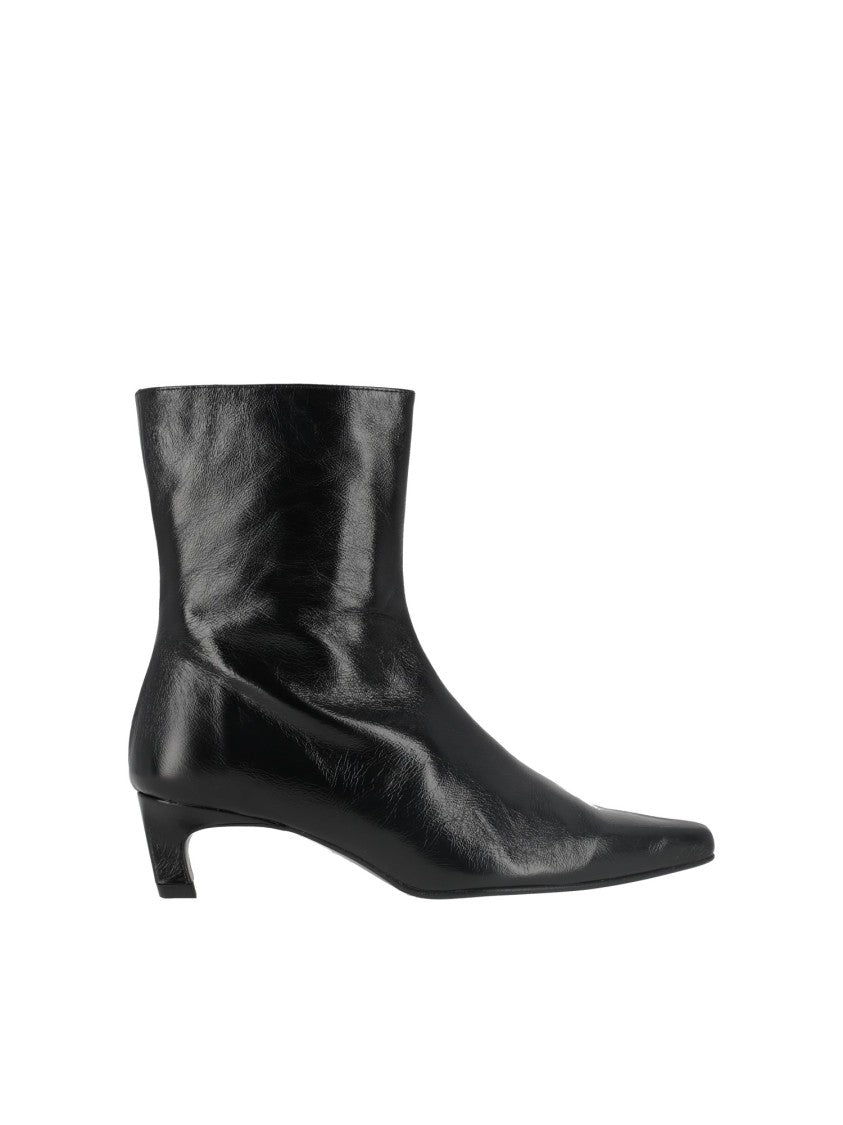 Alohas Black Ambar Rift Leather Ankle Boots