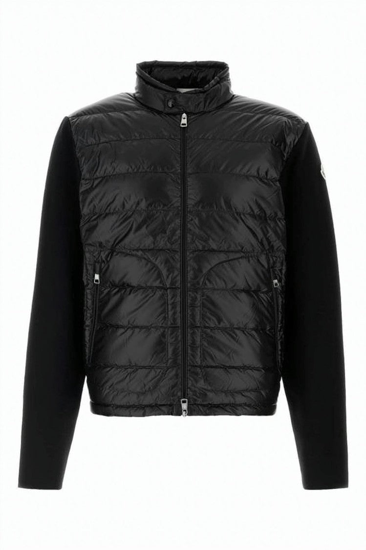 Moncler Quilted Casual Jacket With High Collar