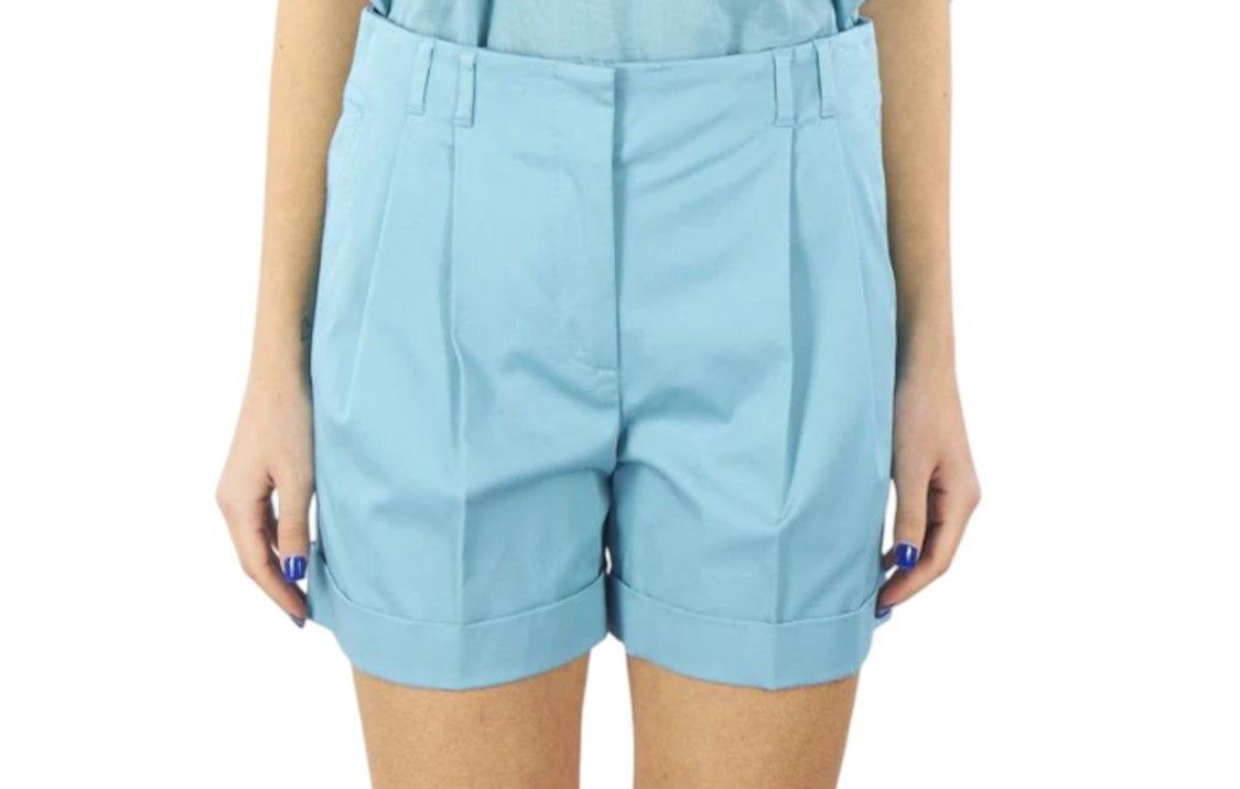 Max Mara High-Waisted Tailored Shorts With Cuffed Hem