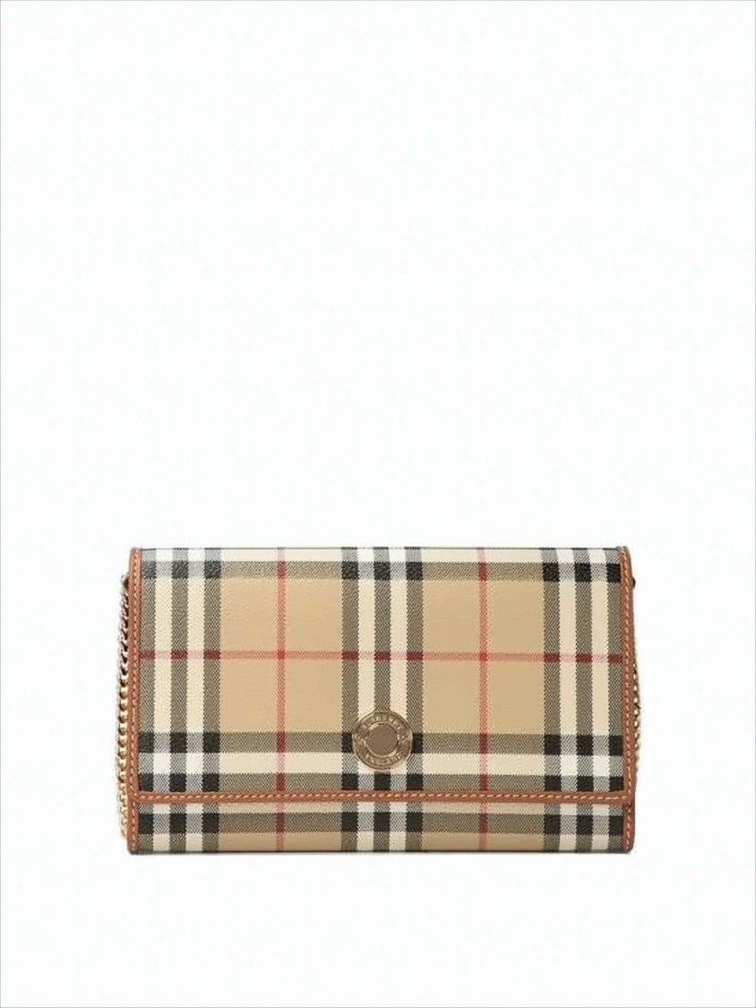 Burberry Rectangular Checkered Crossbody Bag
