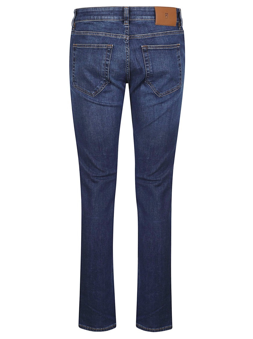 Pt Torino Swing Straight-Fit Stretch Cotton Jeans