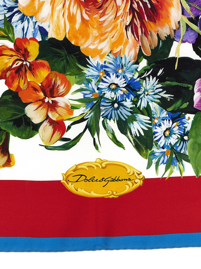 Dolce & Gabbana Floral Print Scarf