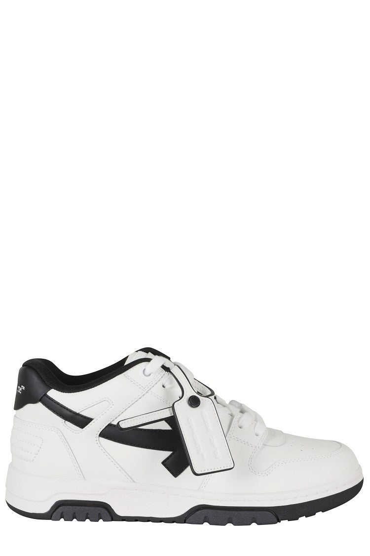 Off-White Black Out Of Office Arrow Leather Sneakers