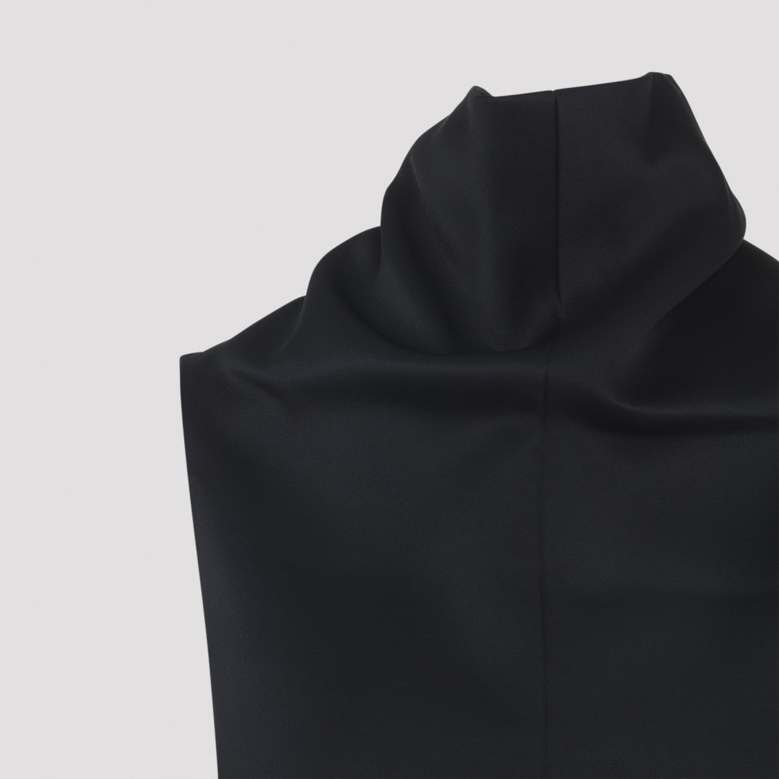 Khaite Daria Black Acetate Mini Dress