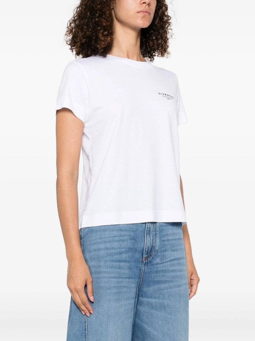 Givenchy Regular Cotton Back Logo Stamp T-Shirt