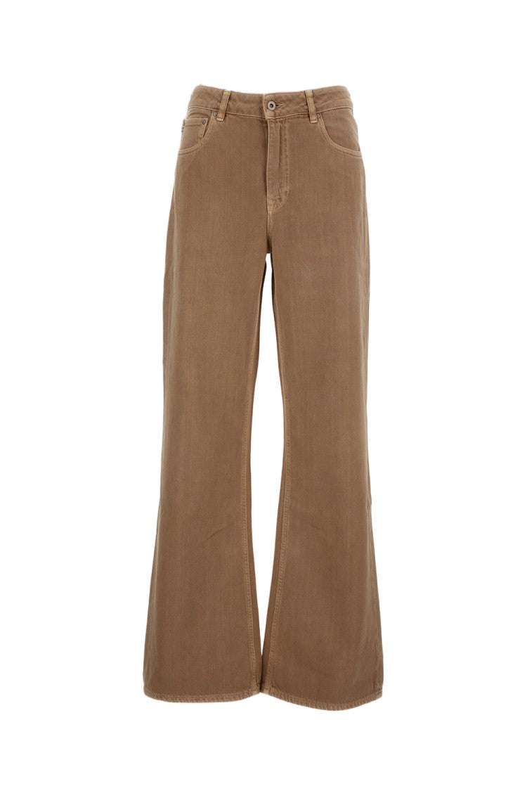 Ag Straight-Leg Jeans In Classic Beige