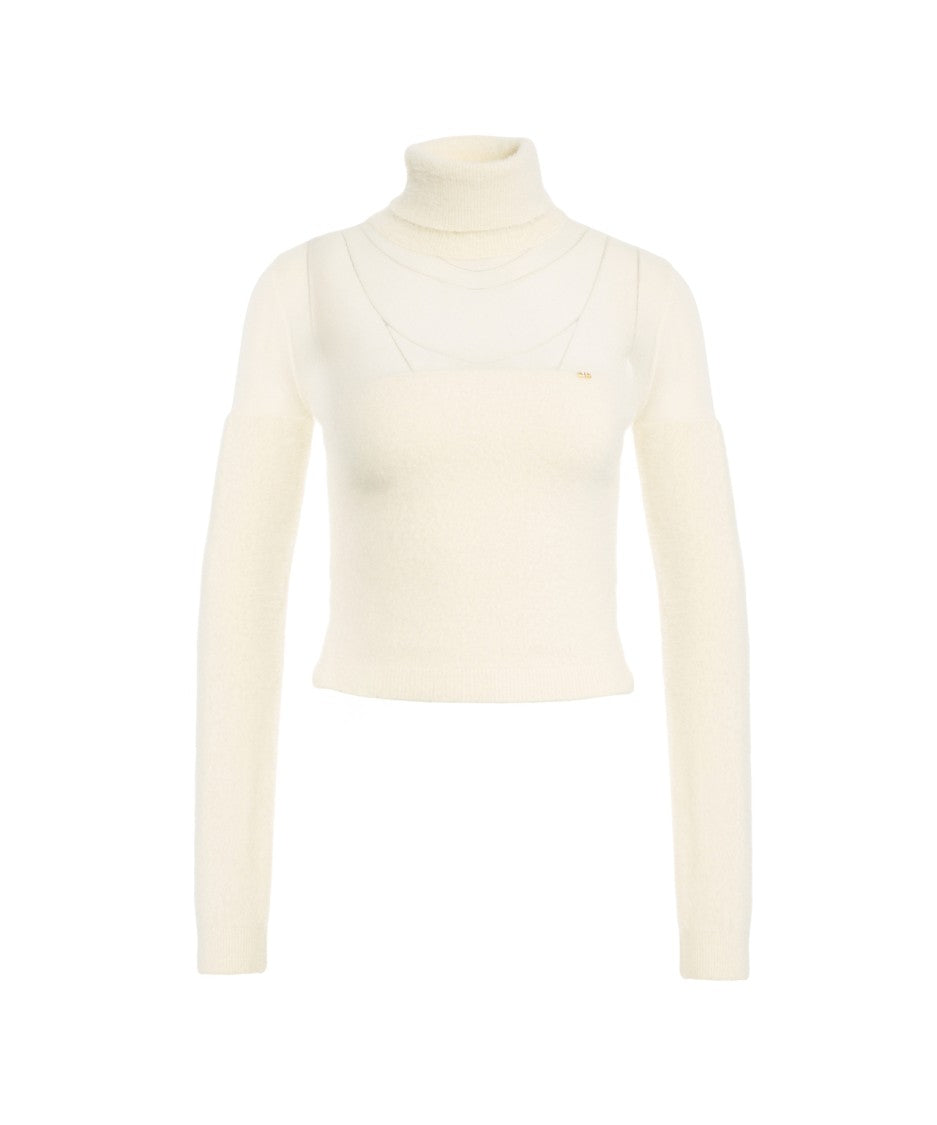 Elisabetta Franchi Layered Turtleneck Sweater