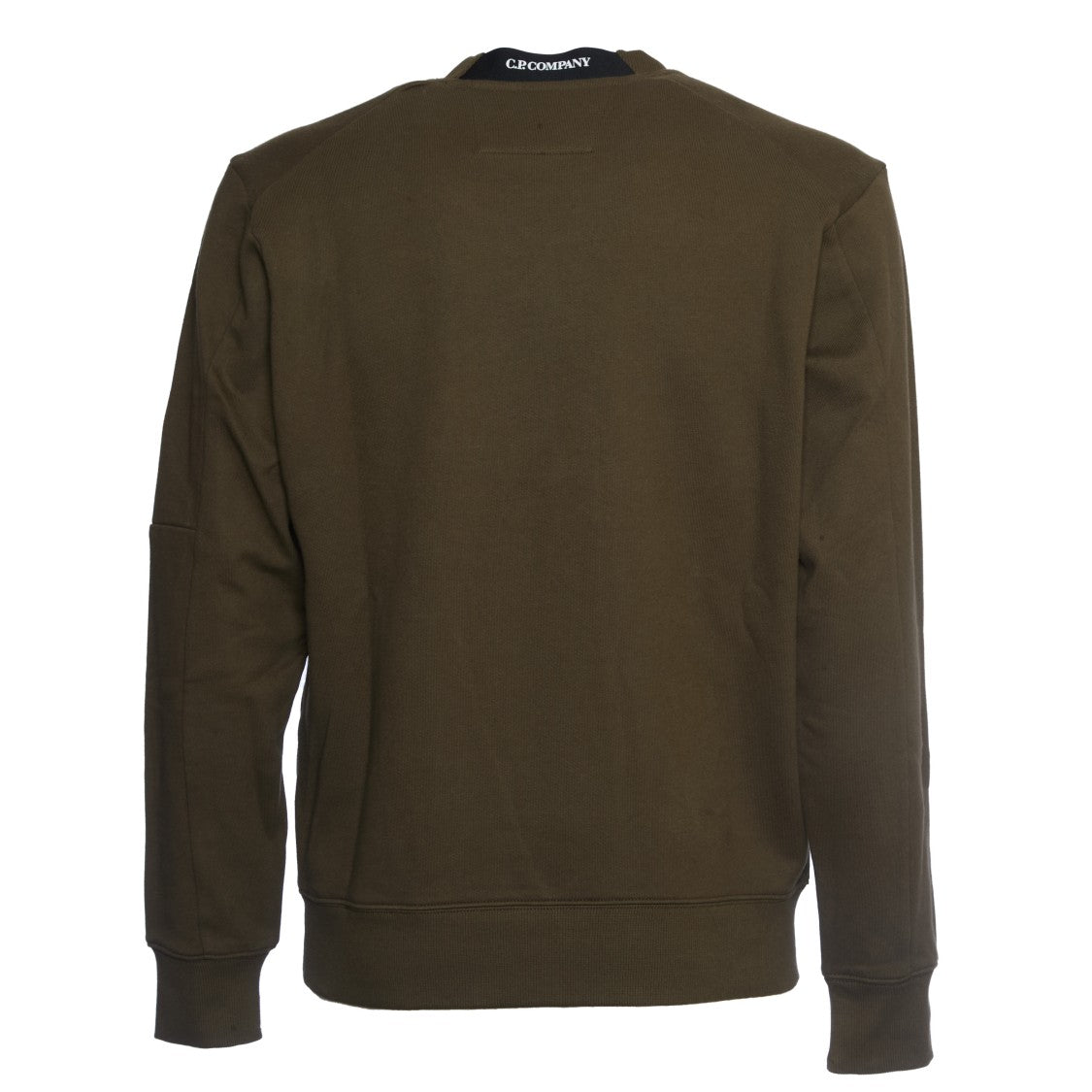 C.P. Company Diagonal Raised Fleece Crew Neck Lens Sweatshirt