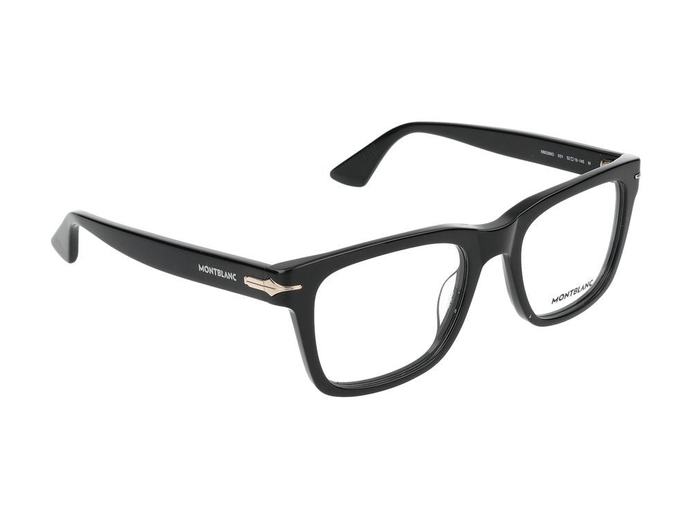 Montblanc Eyeglasses Mb0266o 001 Black Black Transparent 52/19/145