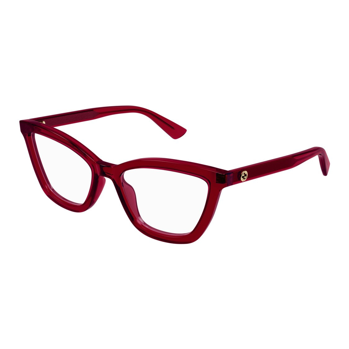 Gucci Deep Red Gg1686o Cat-Eye Recycled Eyeglasses