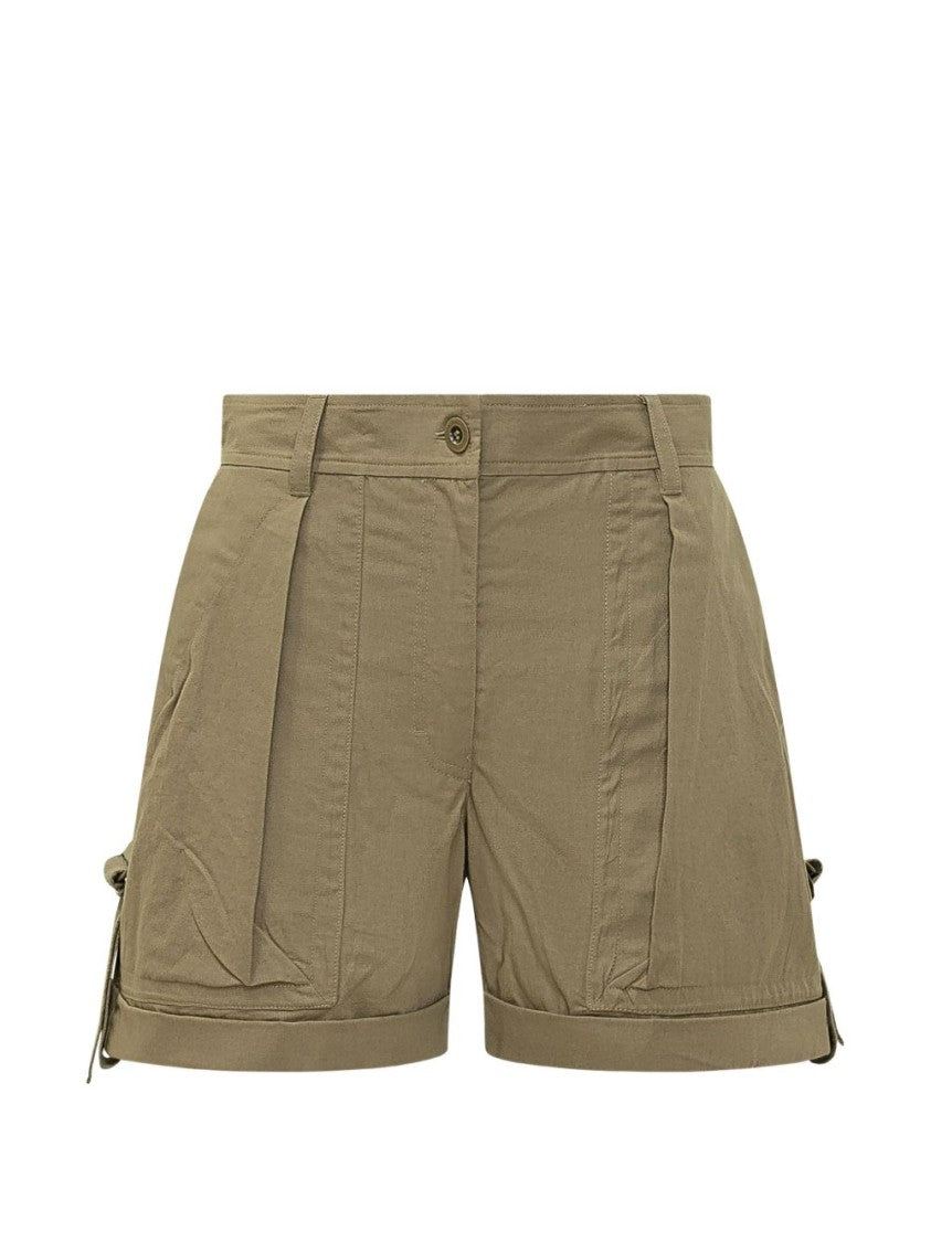 Isabel Marant High-Waisted Tailored Shorts With Pleats