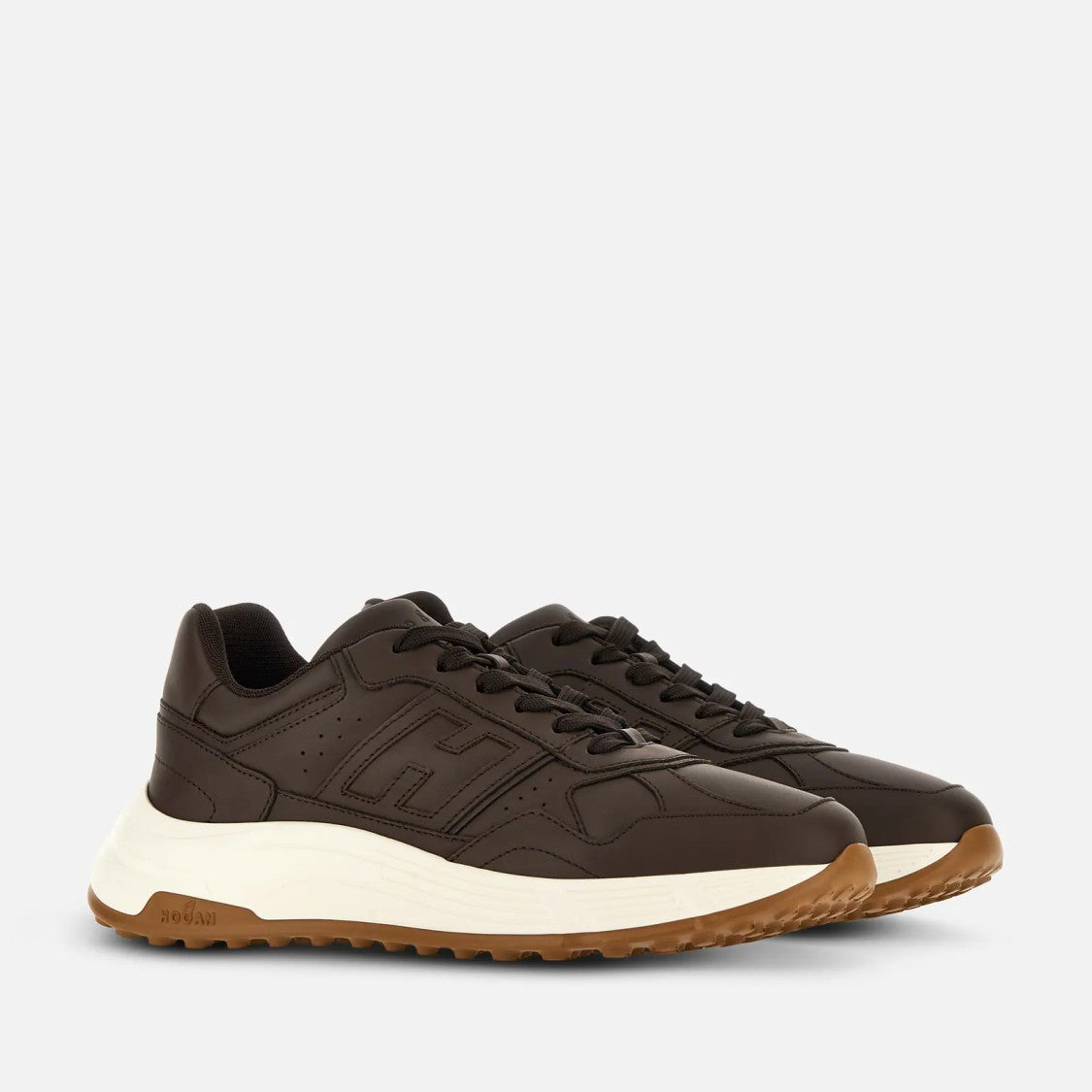 Hogan Hyperlight H Sneakers In Calfskin Leather