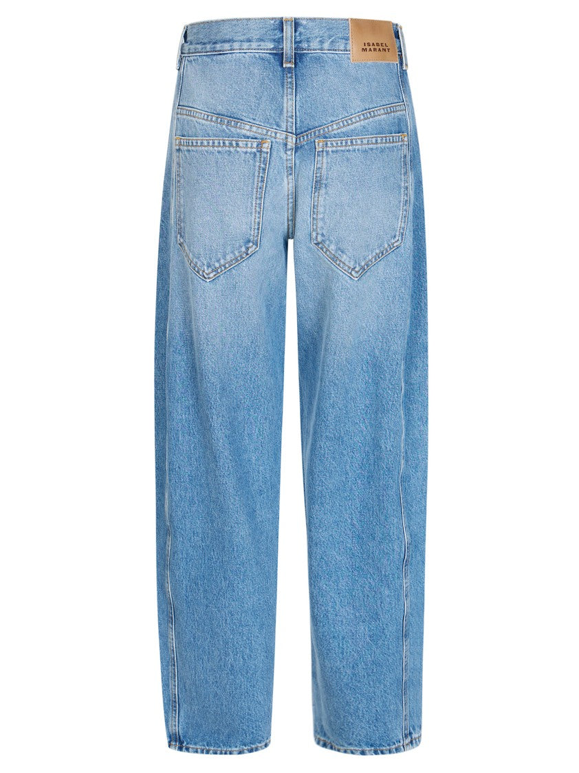 Isabel Marant Oriane-Gz Vintage Wash Denim Jeans