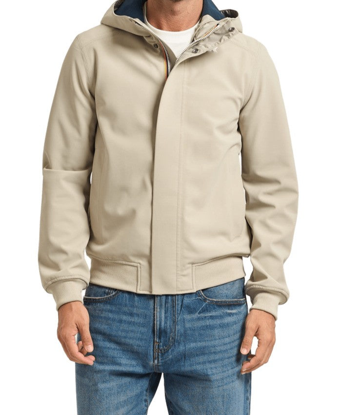 K-Way Fitted Light Beige Casual Jacket