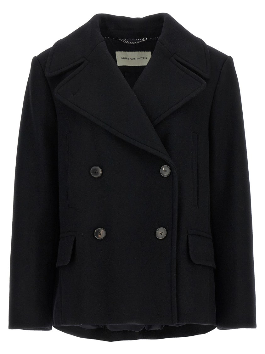 Dries Van Noten 'Vafel' Coat