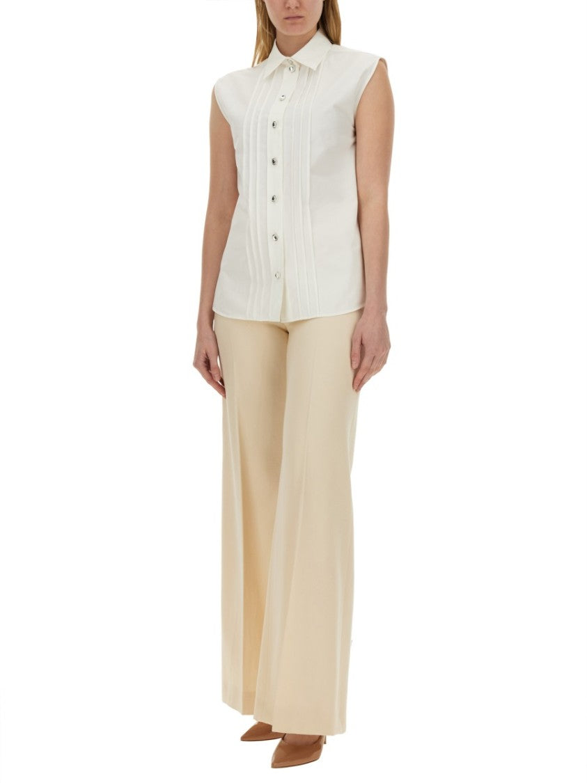 Moschino Sleeveless Poplin Shirt