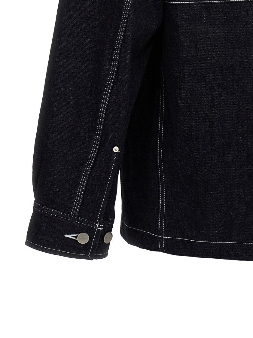 Junya Watanabe Black Cotton Denim Jacket