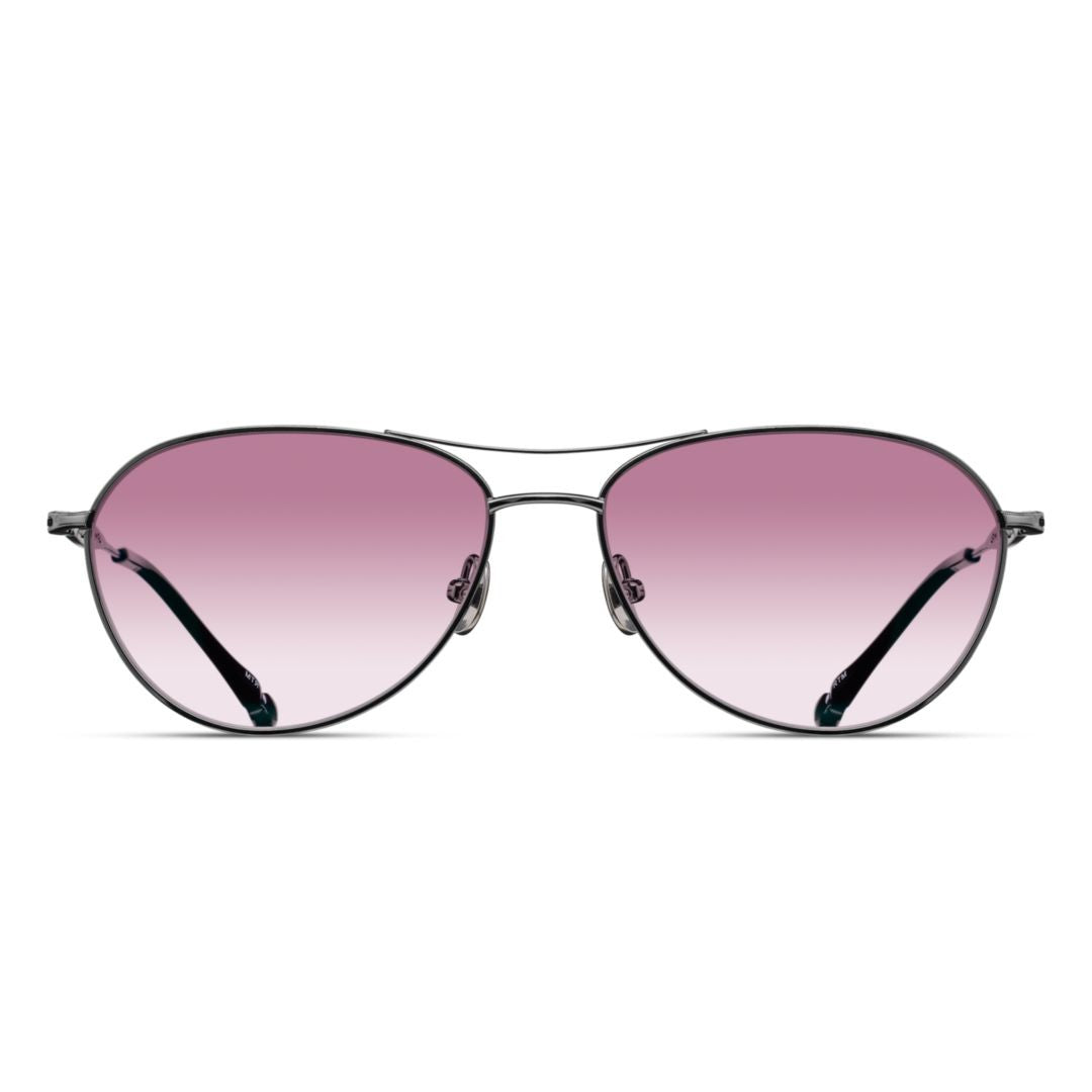 Matsuda M3139.Sg Gradient Tint Aviator Sunglasses With Metal Frame