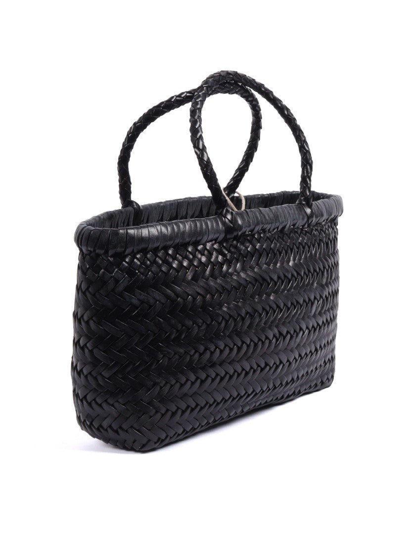 Dragon Diffusion Black Mini Gora Basket Handbag