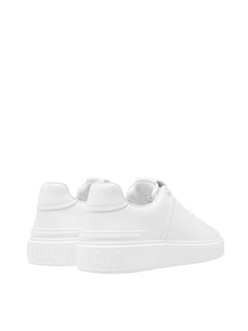 Balmain B Court Logo Low Top Sneakers