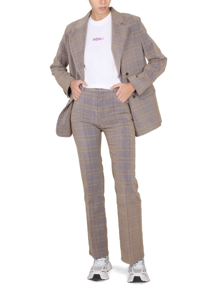 Mcq Tailored High-Waist Straight Leg Pants