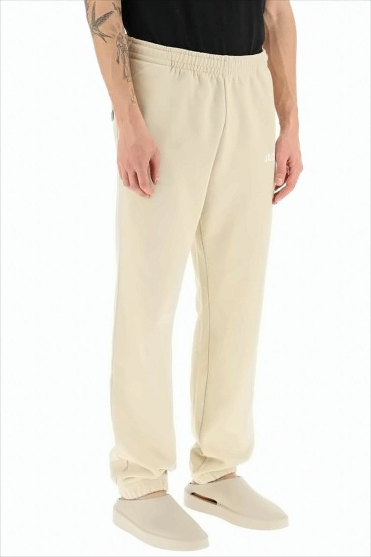 Jacquemus Relaxed Fit Cotton Joggers With Zippered Pocket