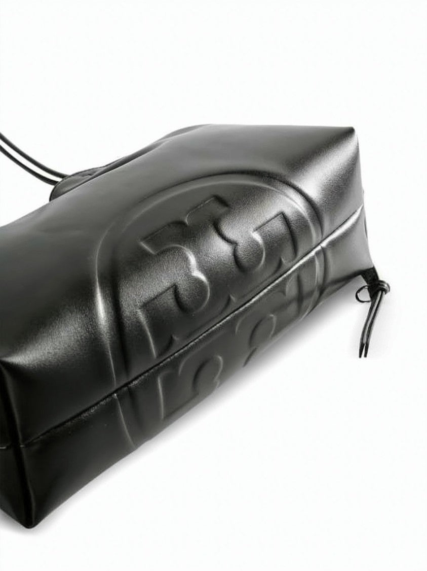 Tory Burch Gathered Black Shoulder Bag