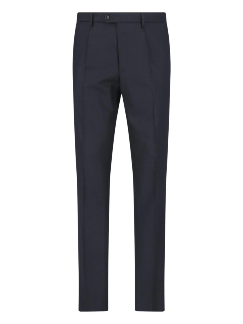 Tagliatore Double-Breasted Virgin Wool Suit With Peak Lapel