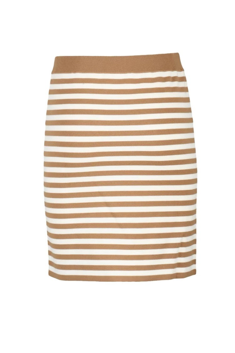 Max Mara Domizia Knit Skirt - White/Beige