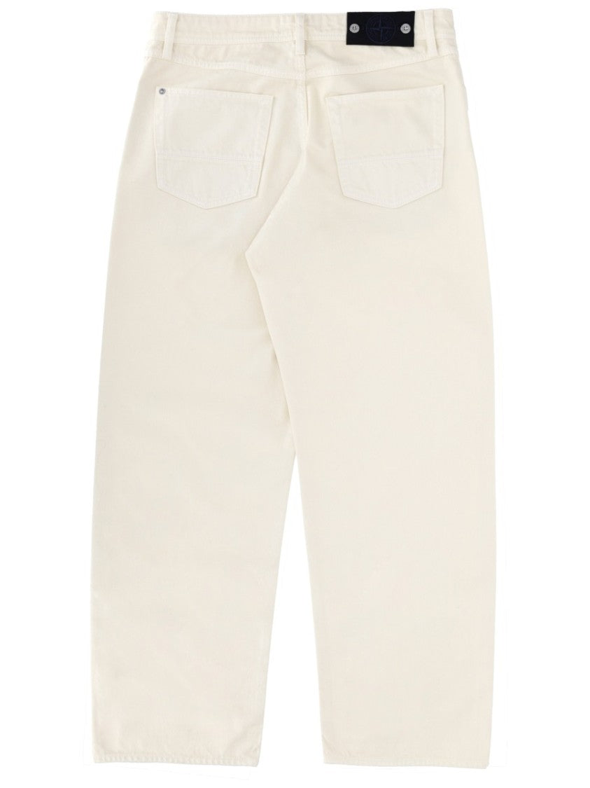 Stone Island Straight-Leg Five-Pocket Denim Jeans