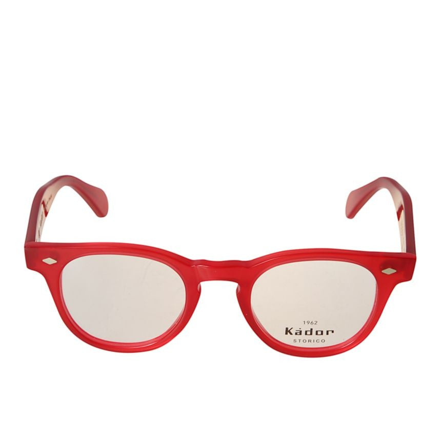 Kador Woody Cal 44 Red Rounded Frame Eyeglasses