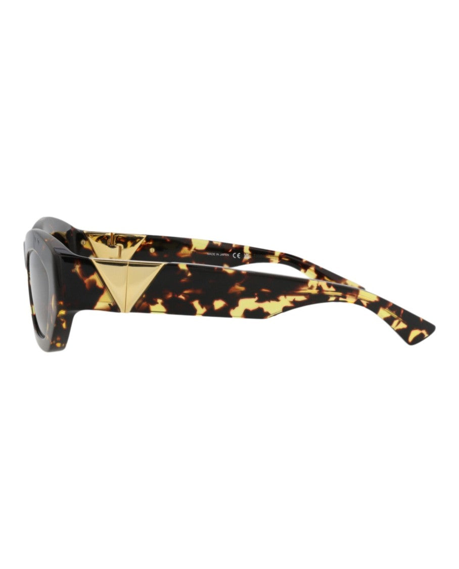 Bottega Veneta Round-Frame Recycled Acetate Sunglasses
