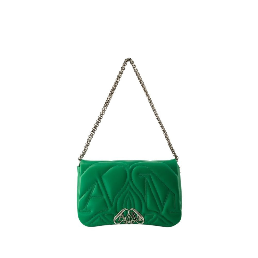 Alexander Mcqueen The Seal Crossbody Bag - Leather - Green
