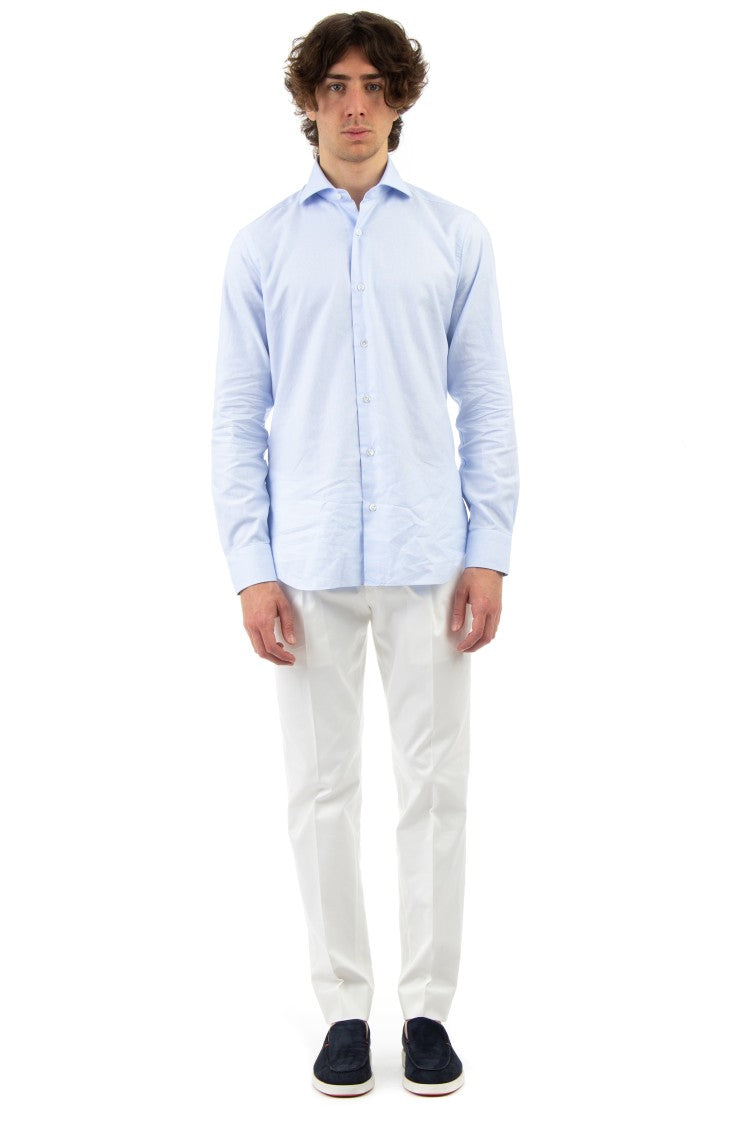 Barba Micro-Check Cotton Tailored Shirt Cult Line