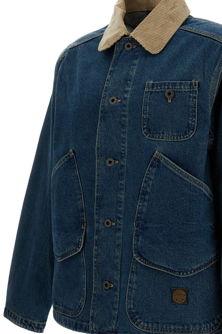 Filson Classic Denim Jacket With Corduroy Collar