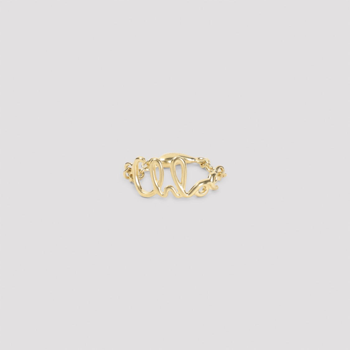 Chloé Vintage Gold Brass Ring Set